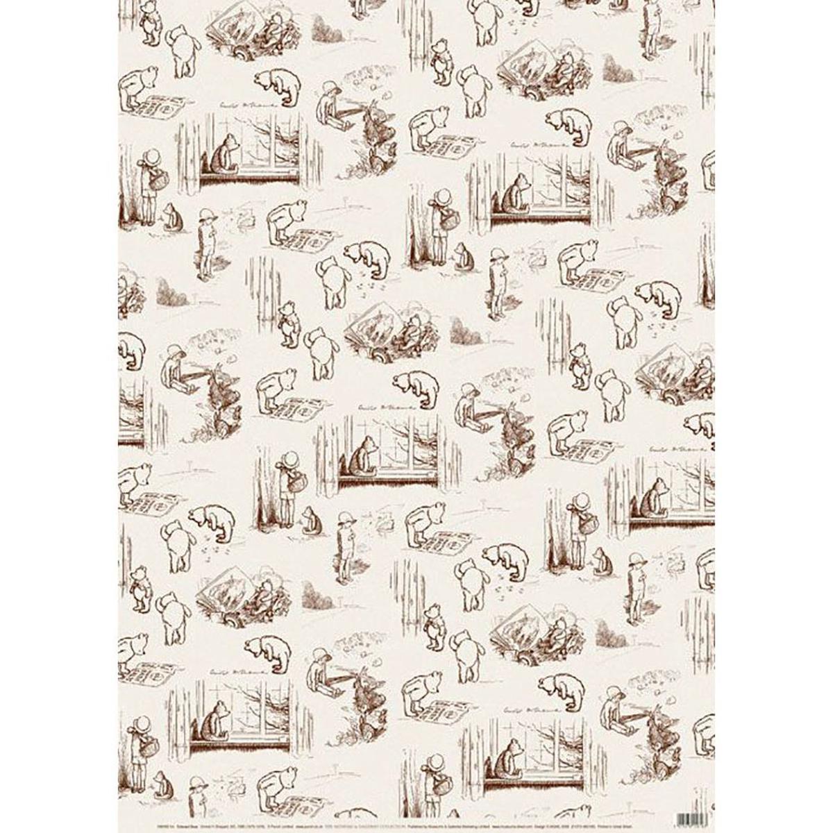 Edward Bear Flat Wrap