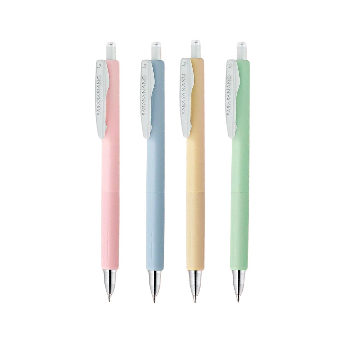 Zebra Sarasa Nano Smokey Colour Gel Pen 0.3mm Limited Edition
