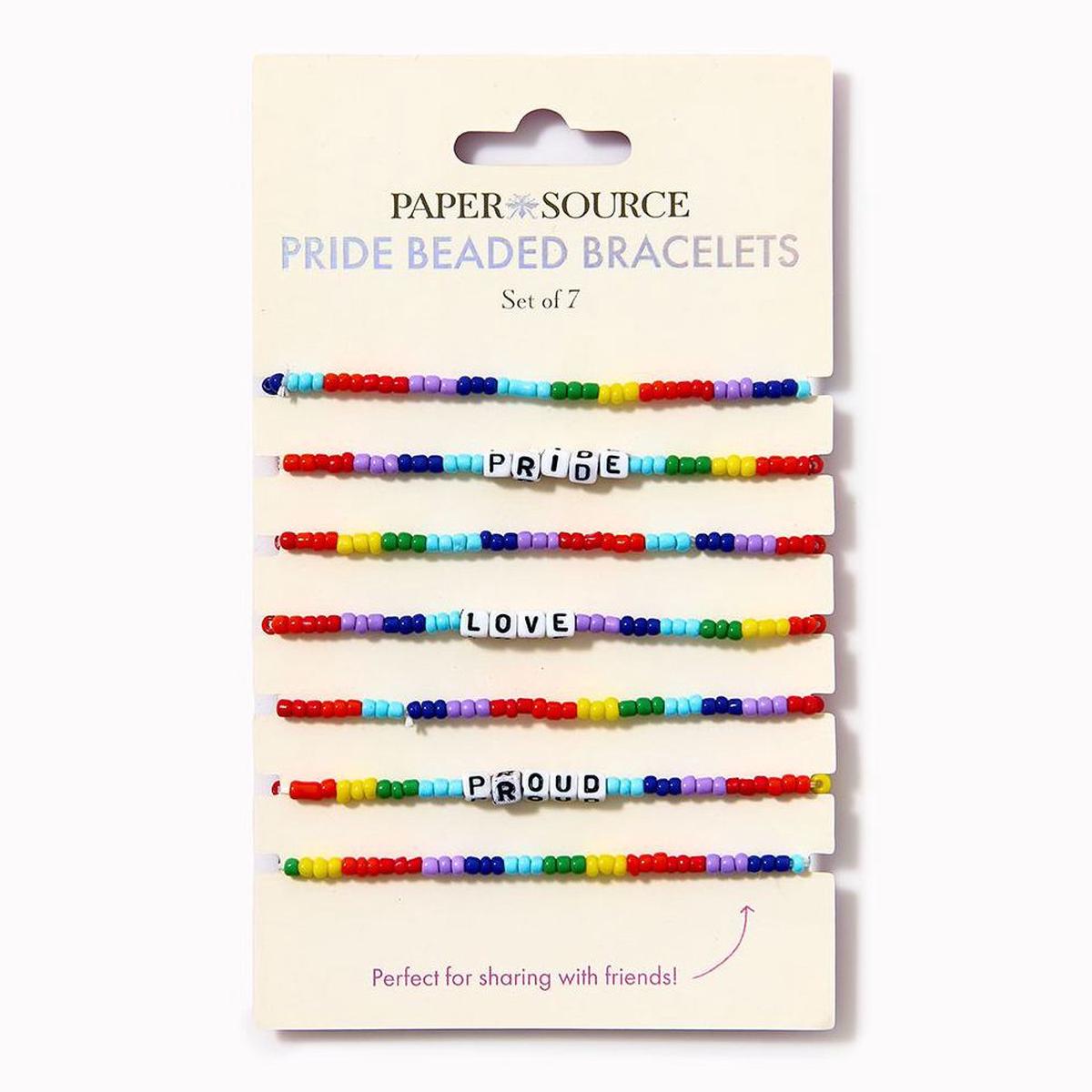 Beaded Rainbow Bracelet