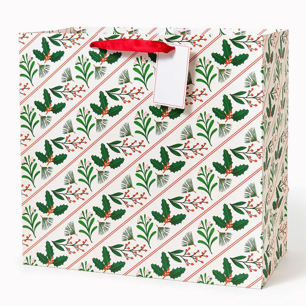 Botanical Stripes Large Gift Bag