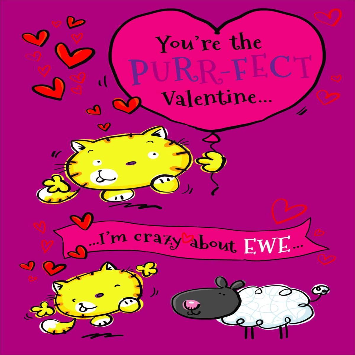 You're Purrr-Fect Valentine's Day Card