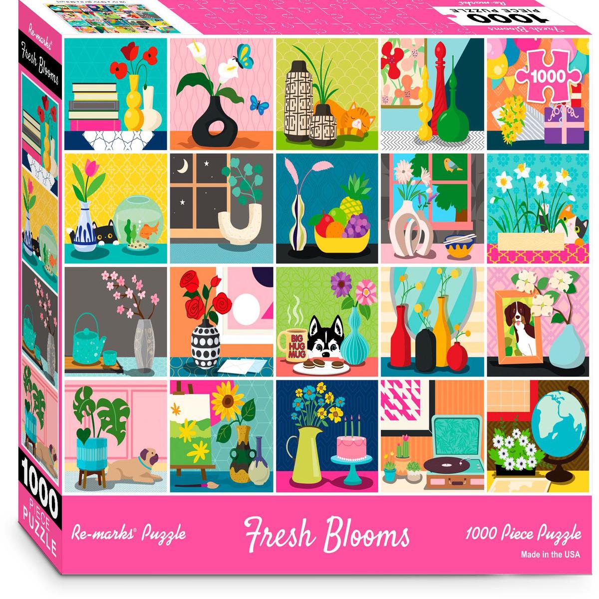 Fresh Blooms 1000-Piece Jigsaw Puzzle