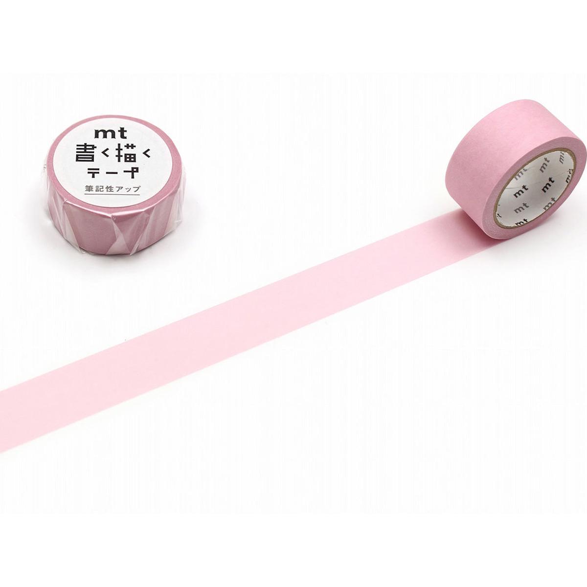 MT KakuKaku Write And Draw Washi Tape - Pastel Pink