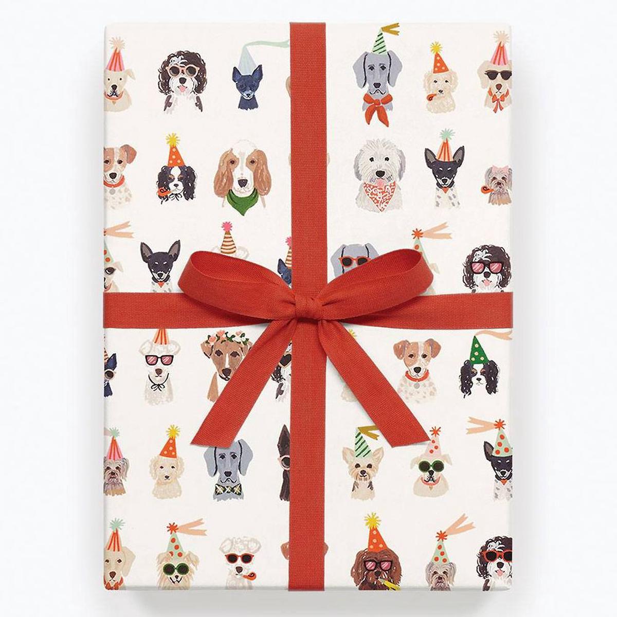 Party Dogs Flat Wrap