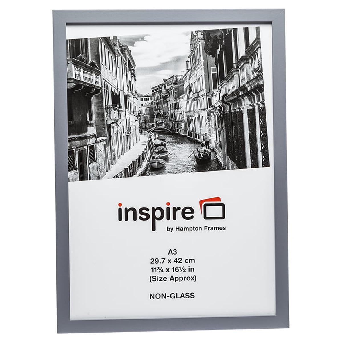 Zurich A3 Solid Grey Certificate/Poster Frame