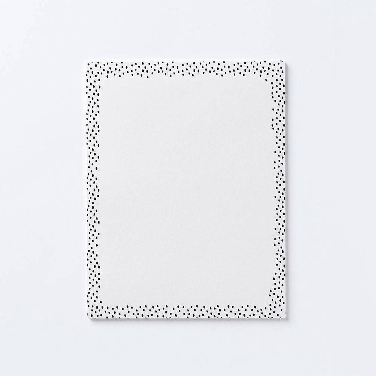 Vanilla Bean Border Craft Paper