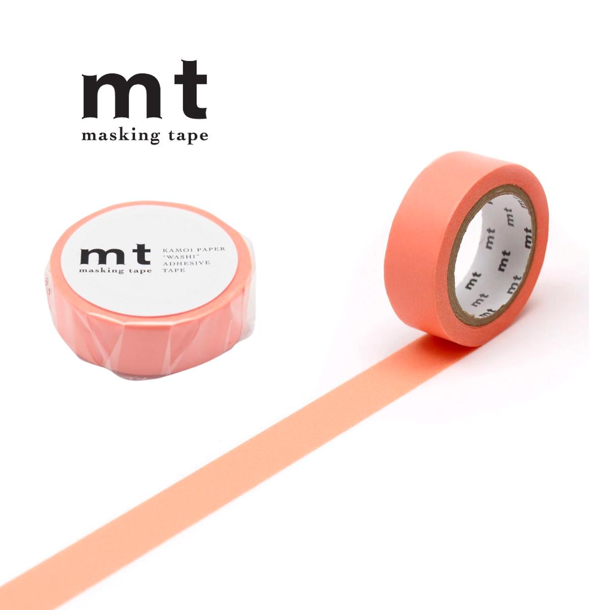 MT Masking Tape Basic Washi Tape - Salmon Pink 7m