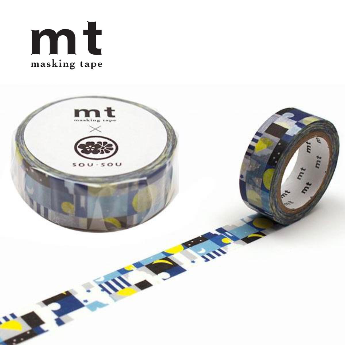 MT x SOUSOU Washi Tape - Moon And Stars