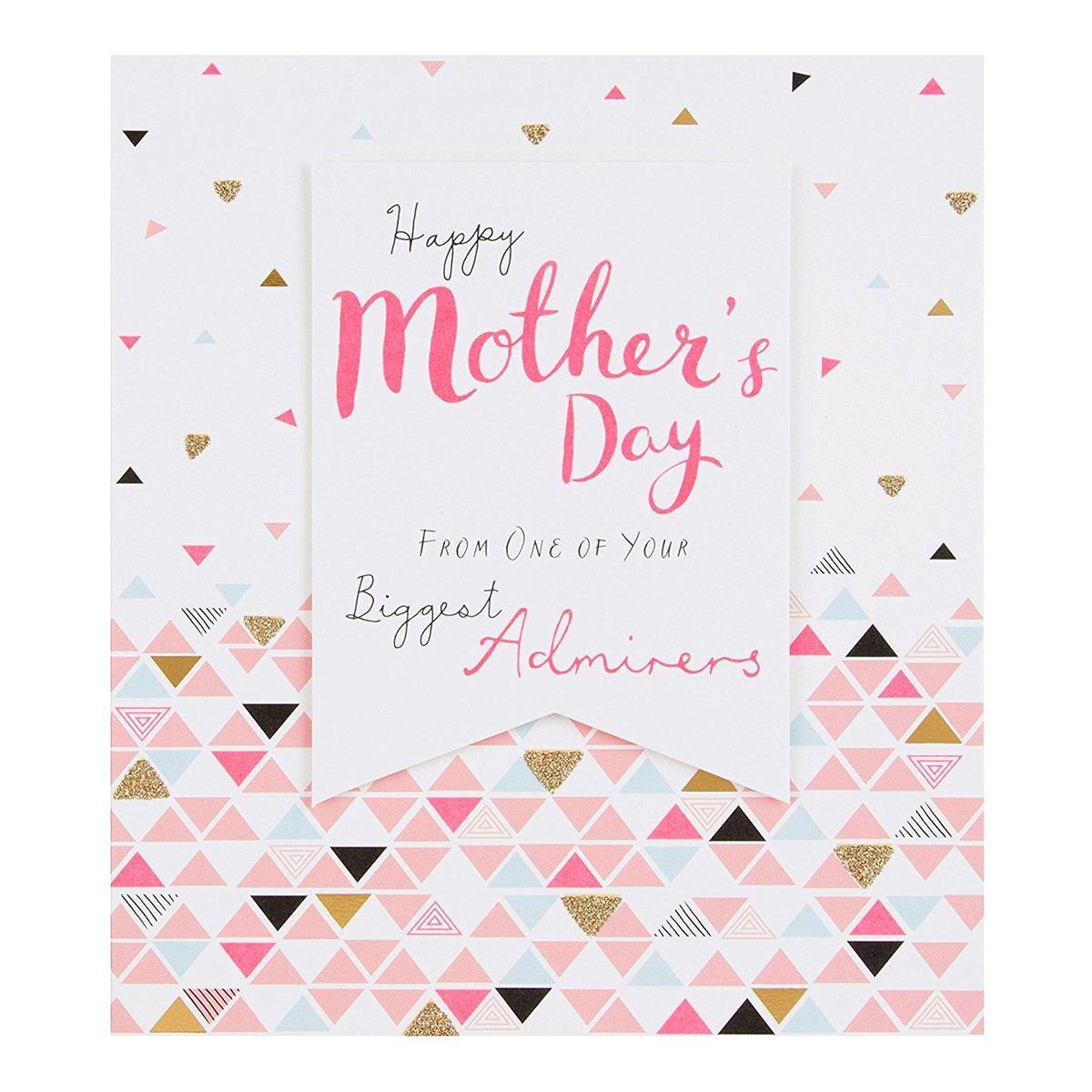 'Biggest Admirers' Contemporary Mother's Day Card