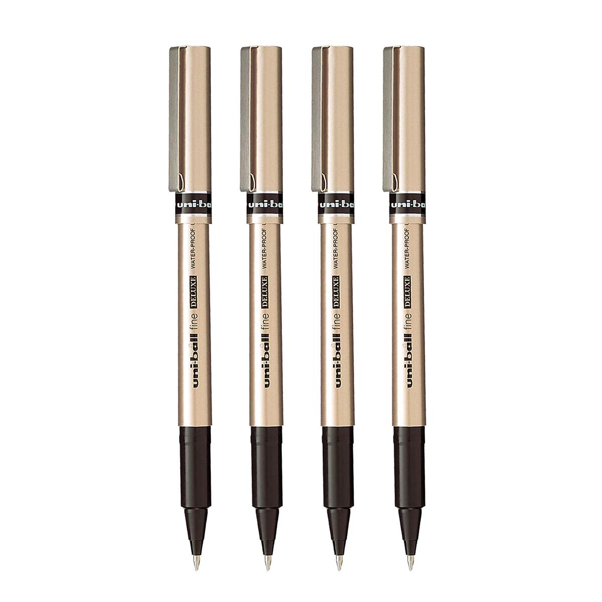 Uniball Fine Delux 0.7 Roller Pen - (Pack of 8)