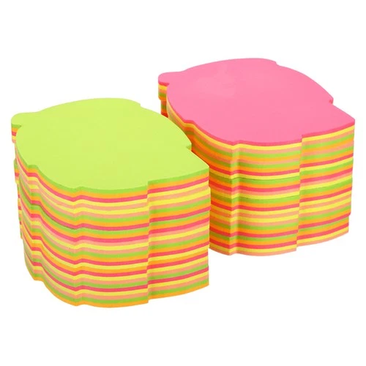 12Pack 2.7"x2.7" Leaf Shape Sticky Notes 100 Sheets/Pad Memo Pads 5 Colors