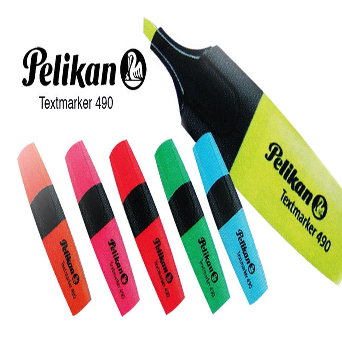 Highlighter Pelikan Blue / Green / Orange / Pink / Red / Yellow