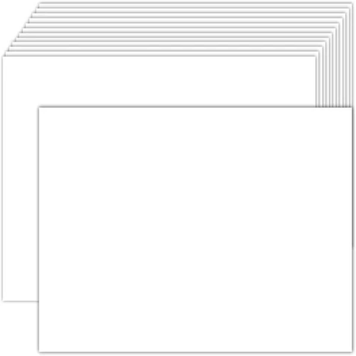 100 Pack White Blank Index Cards 4x6 Thick Paper,  80lb Heavyweight CardStock Un