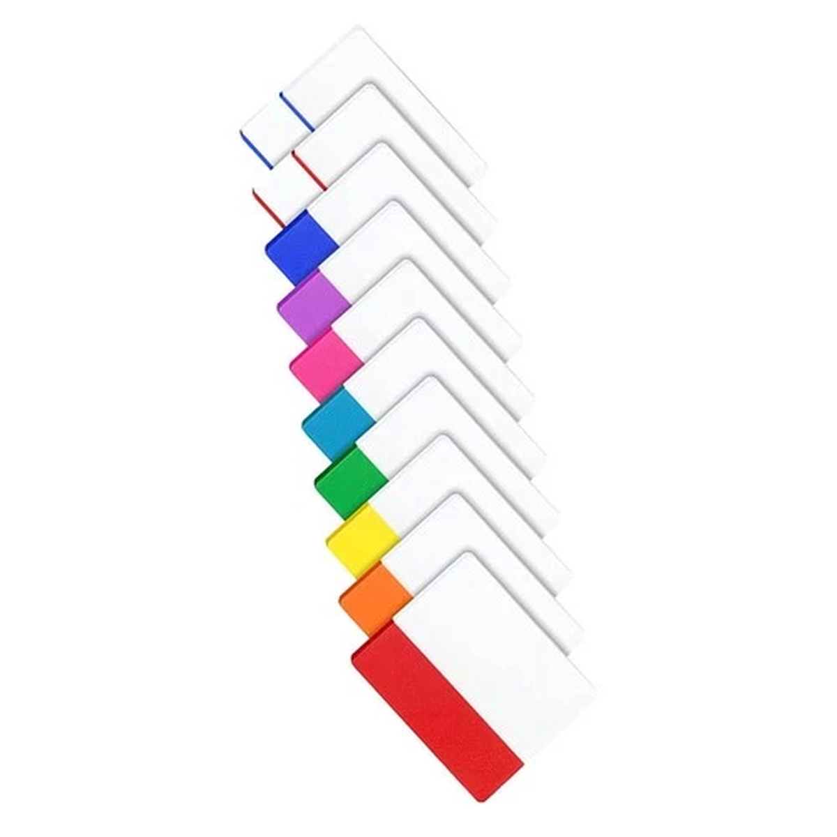 10 Books Sticky Tab Dividers Index Label Tabs for Annotating File Folder