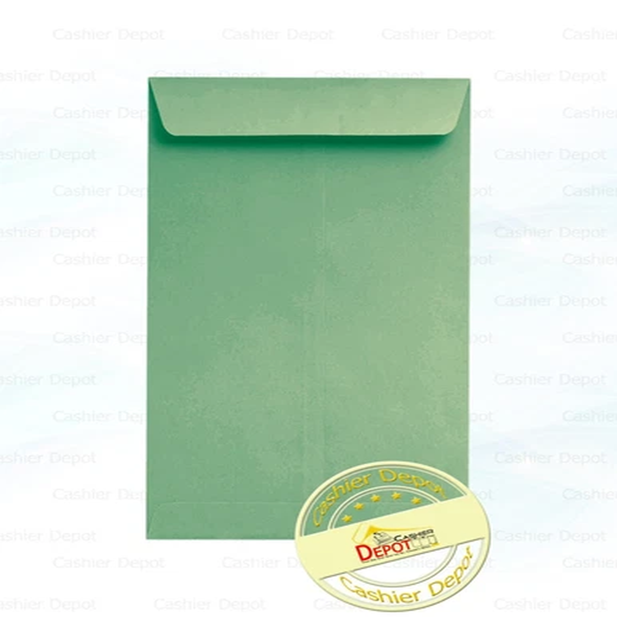 # 7 Coin / Cash / Small Parts Green Envelope 3 1/2 X 6 1/2, Peel & Seal, 50/Box