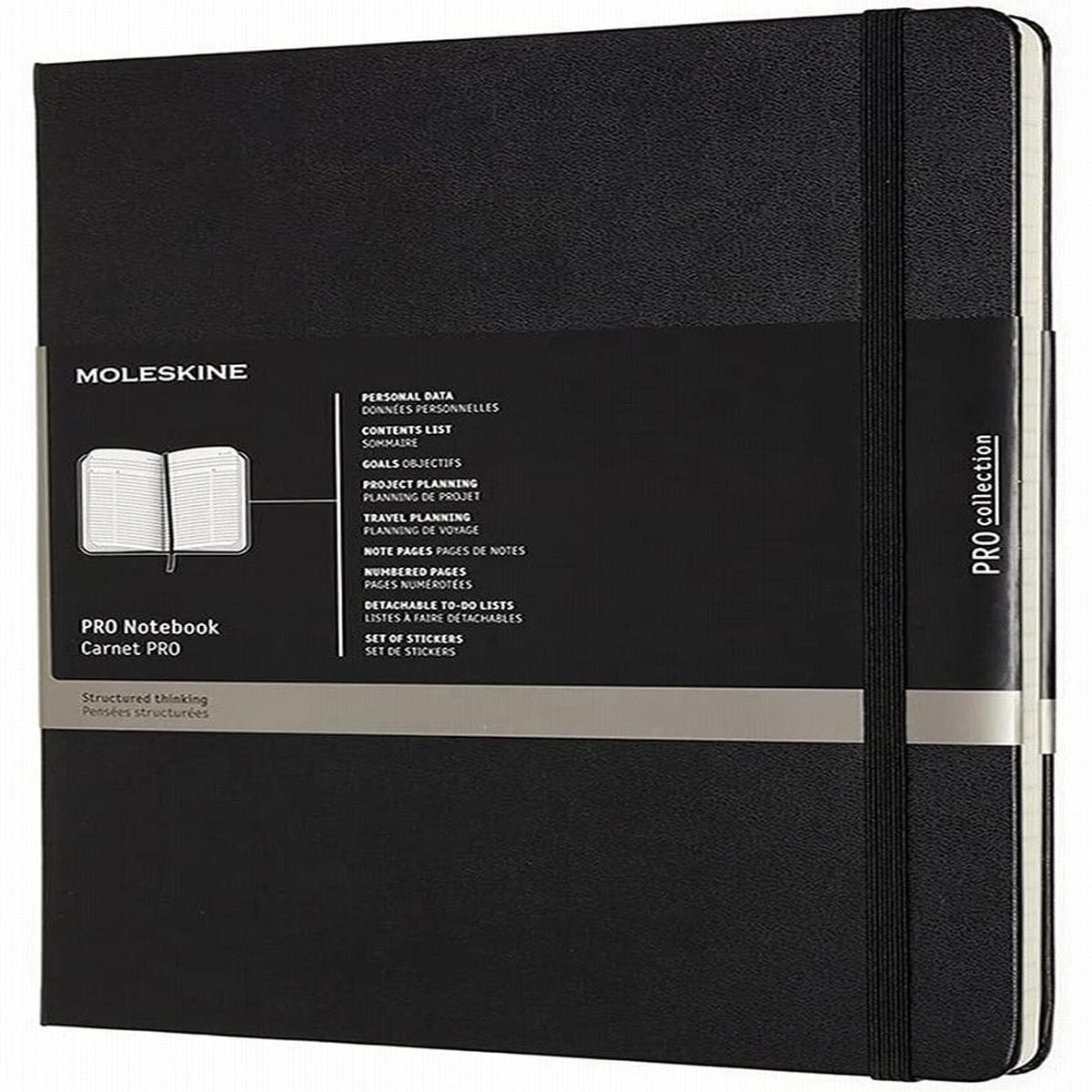 Moleskine Professional A4 Soft Cover Notebook Extra Large Black