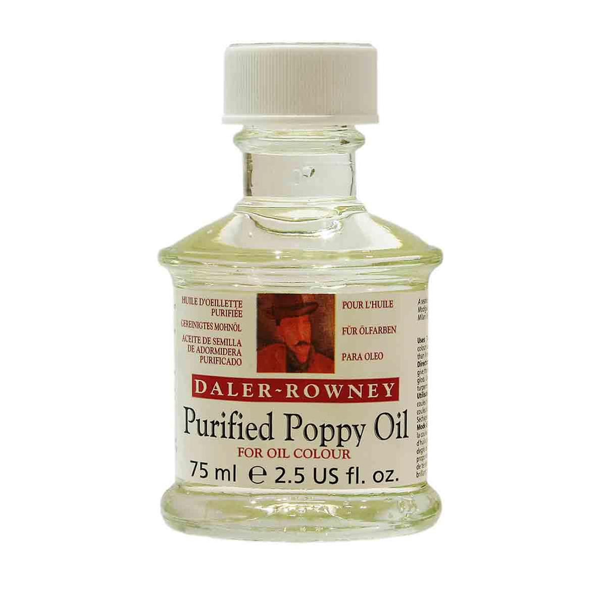 DALER ROWNEY 75ML PURIFIED POPPY OIL