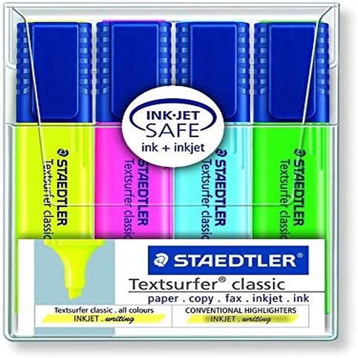Staedtler Textsurfer Highlighter WLT (Pack of 4 Colours)