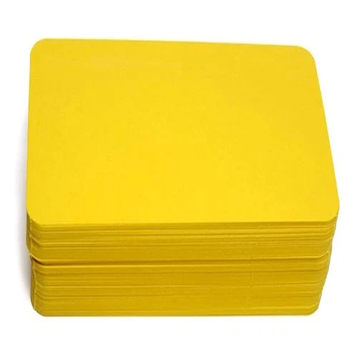 100 Yellow 3.5x2 Blank Color Index Cards Unruled Note Cards Heavy Paper
