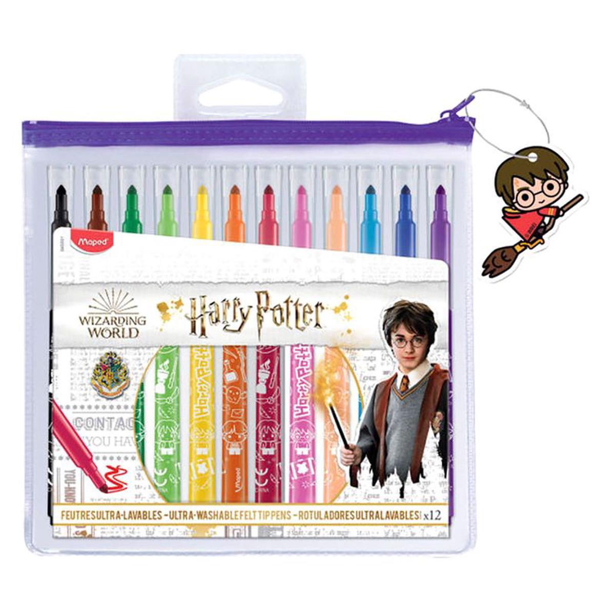 Maped Harry Potter Design Felt Color Pen Multicolor (Pack of 12 Colors)