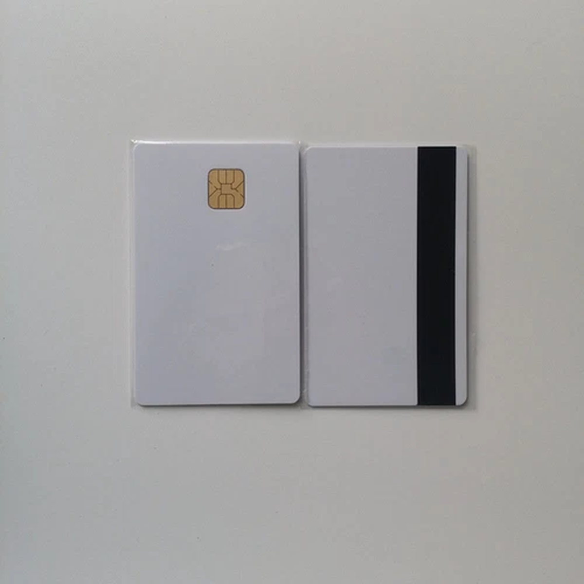 10 Blank Smart Card With Sle4428 Chip Magnetic Strip Hico 3 Track Therma PVC