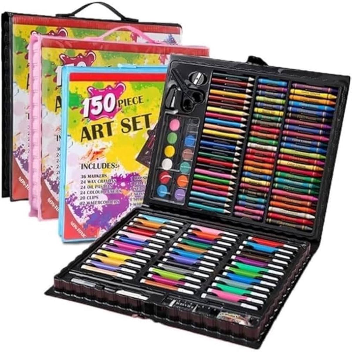 150-Piece Art Drawing Set for Kids and Beginners
