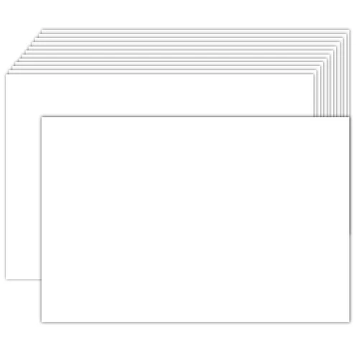 100PCS Heavyweight White Blank Index Cards 4"x6" 80lb Card Stock Recipe Photo
