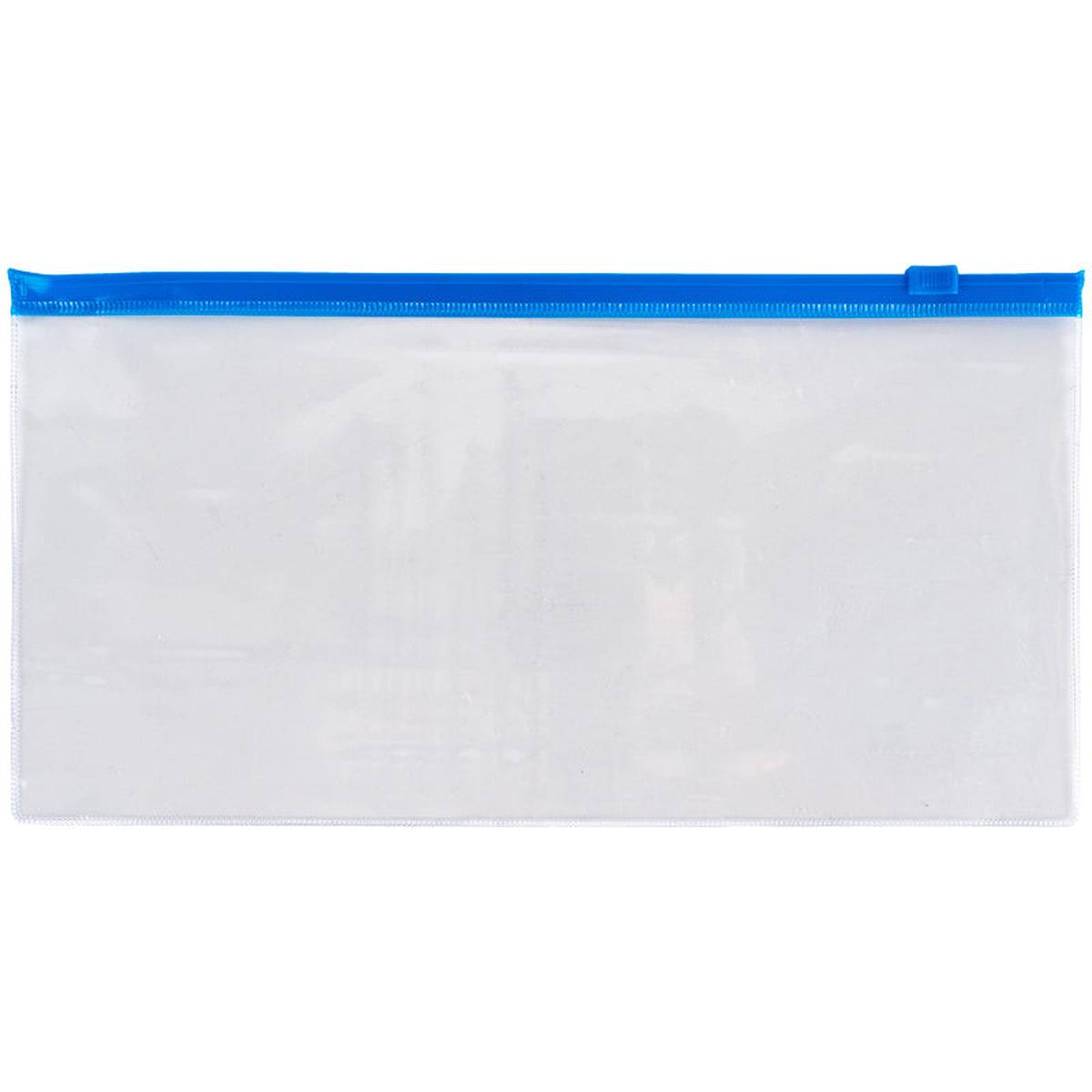 Zip-Lock-Umschlagmappe  1409-22-A, DL, blau