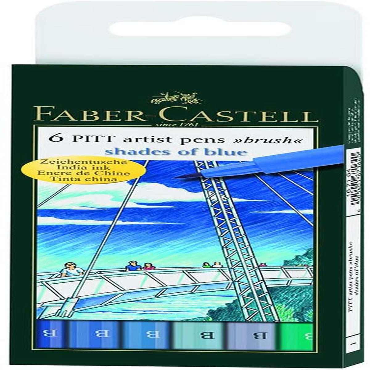 FABER-CASTELL PITT Artist Pen Shades of Blue