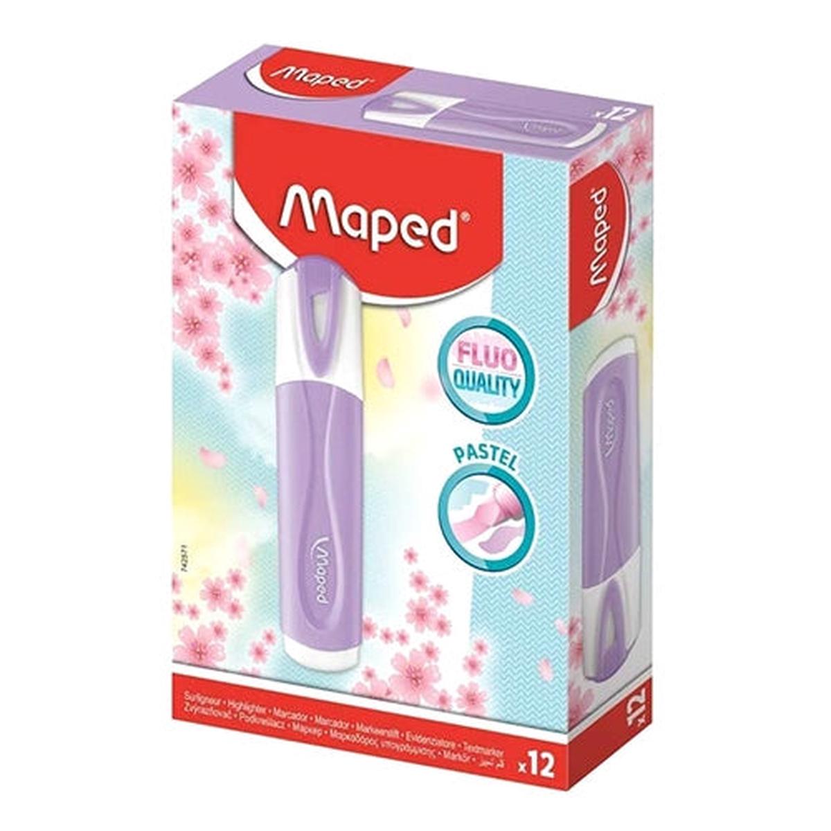 Maped Pastel Highlighter Purple Box