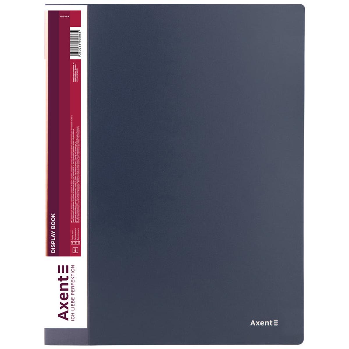 Sichtbuch  1010-03-A, A4, 10 Hllen, grau