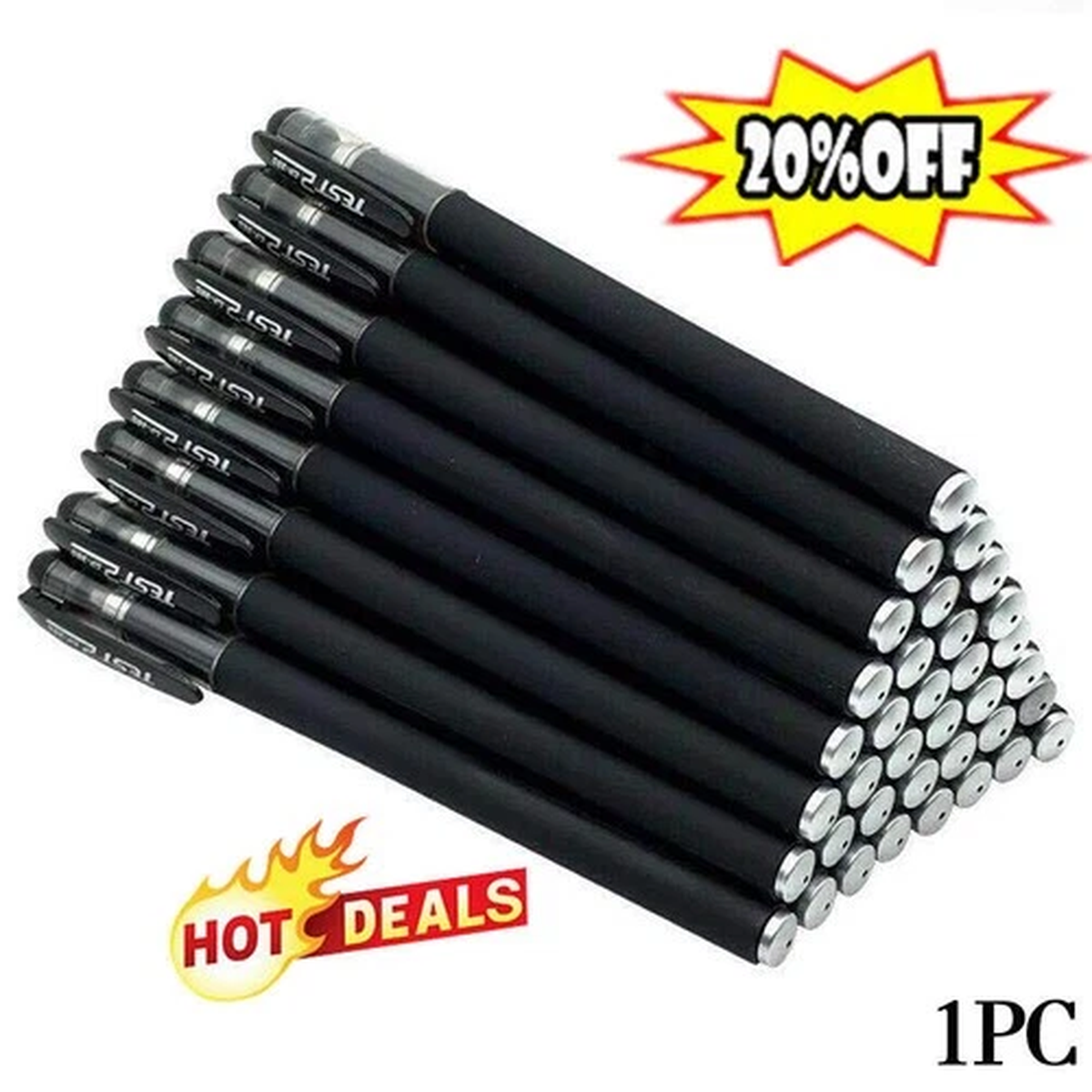 0.5mm Black Gel Pen Full Matte Water Pens Writing Stationery Pen Supply Office!
